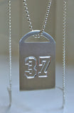 Gleason Tags - Sarah Ott Sterling Silver Necklace Charms