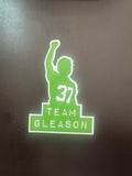 Team Gleason Car Magnet Green