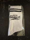 Team Gleason Lightning Bolt Socks