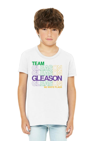 Mardi Gras - Purple Green Gold GLEASON T-Shirt - Kids