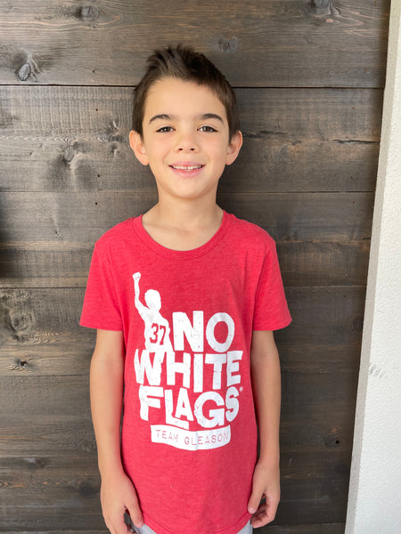 No White Flags Tri-Red Youth T-shirt