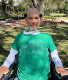 Green Triblend No White Flags T-shirt with White Ink