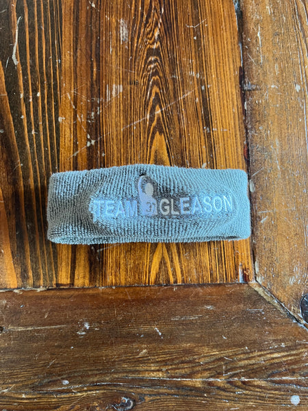 Team Gleason Head Sweatband - Gray